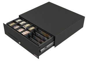 APG Cash Drawer ECD330-BLK-P-474 - Tiroir-caisse électronique Portable - Pour Point De Vente, Commerce - Design Robuste Et Fonctionnel